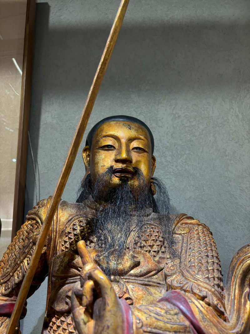 明 木漆金真武大帝 - 图10