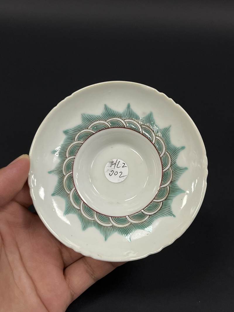民国  粉彩团龙凤福在眼前盖碗四只 - 图28