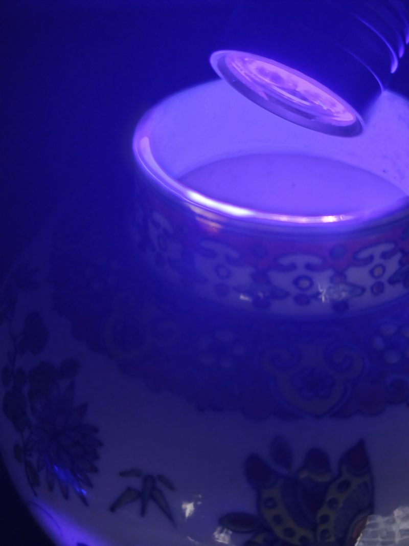 清晚期  斗彩花蝶纹罐 - 图12