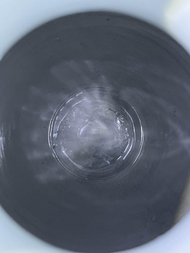 清晚期  洒蓝釉描金花鸟纹棒槌瓶、观音瓶各一件 - 图20