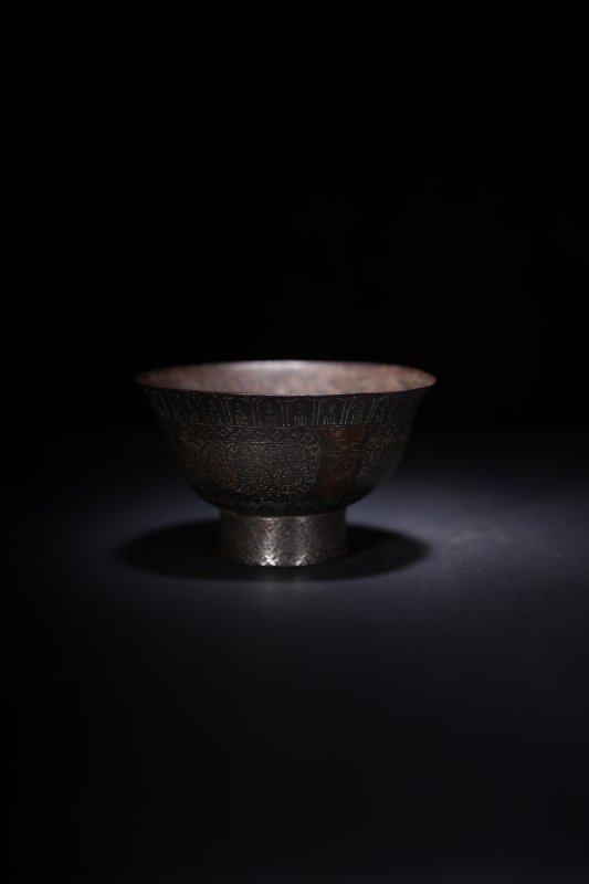 十四世纪 鋄金寿字纹碗 - 图9