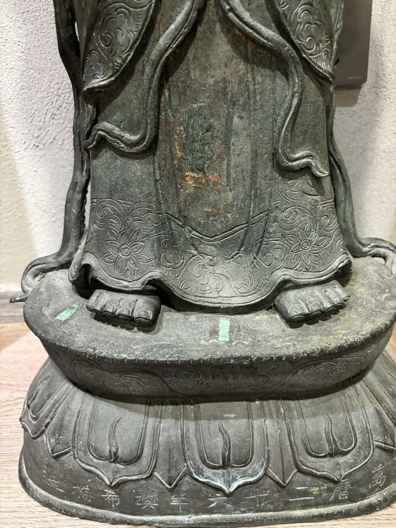 明万历 铜十二臂准提佛母 - 图6