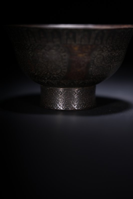 十四世纪 鋄金寿字纹碗 - 图10