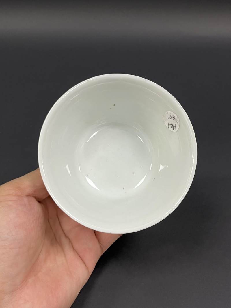 民国  粉彩团龙凤福在眼前盖碗四只 - 图39