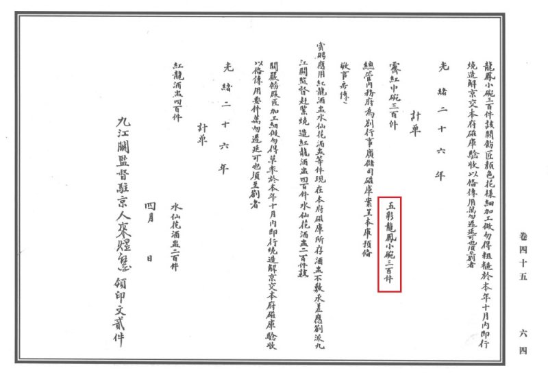 清光绪  青花五彩龙凤纹碗 - 图15
