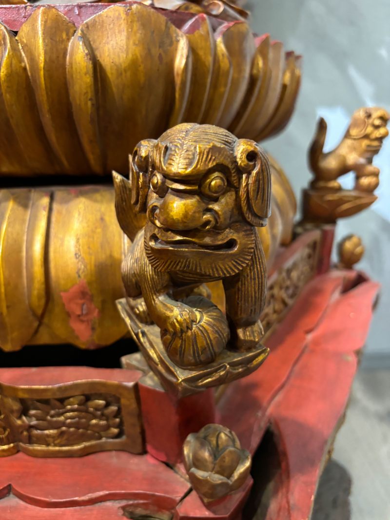 清早期 木漆金千手观音 - 图21