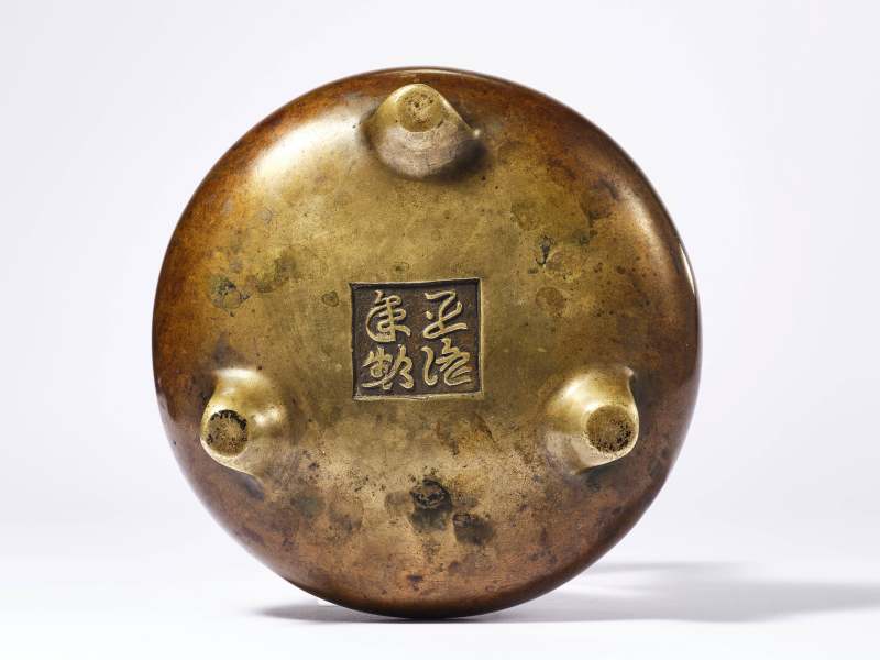 清  铜鬲式炉 - 图6