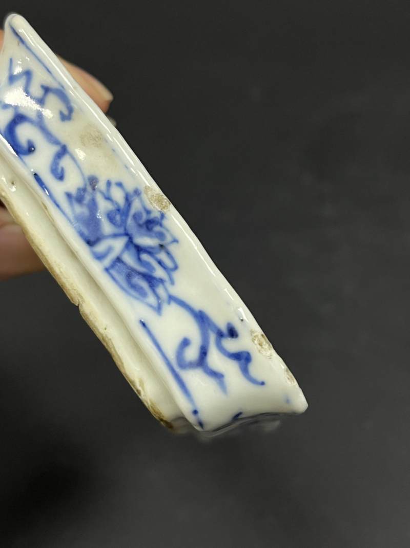 清  青花、孔雀蓝釉、青釉瓷器六件 - 图12