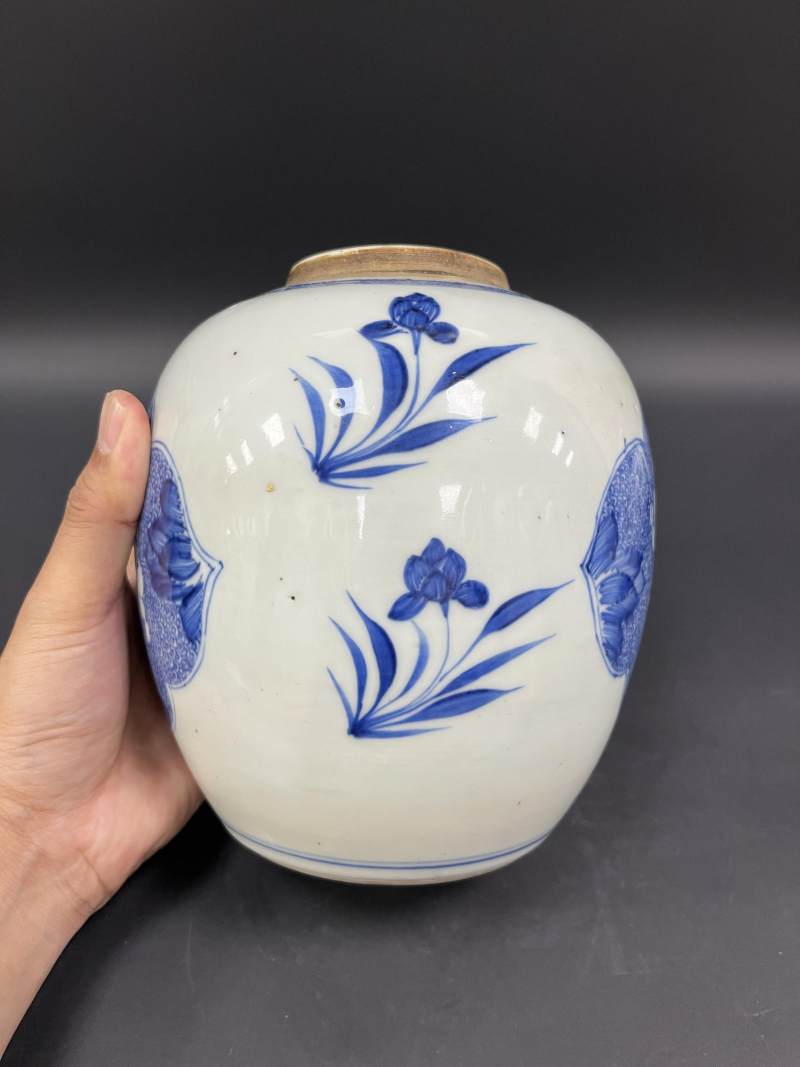 清康熙  青花、五彩瓷器四件 - 图3