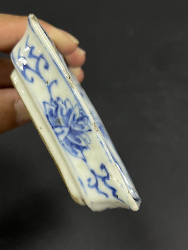 清  青花、孔雀蓝釉、青釉瓷器六件 - 图13