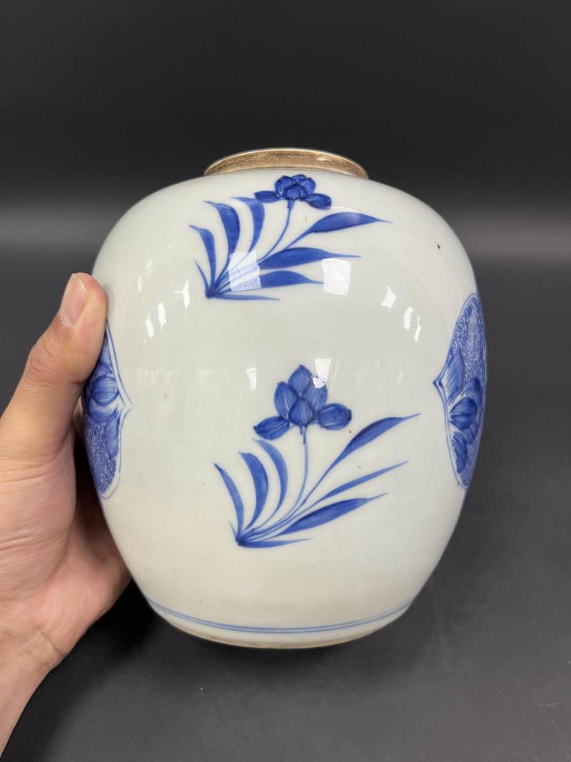 清康熙  青花、五彩瓷器四件 - 图5