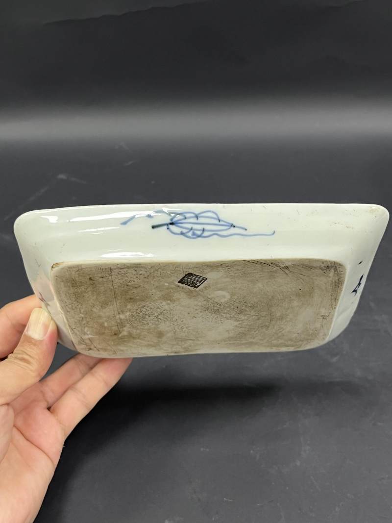 清  青花、孔雀蓝釉、青釉瓷器六件 - 图15