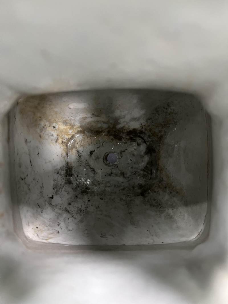 清晚期  蓝釉粉彩博古图贯耳瓶 - 图9