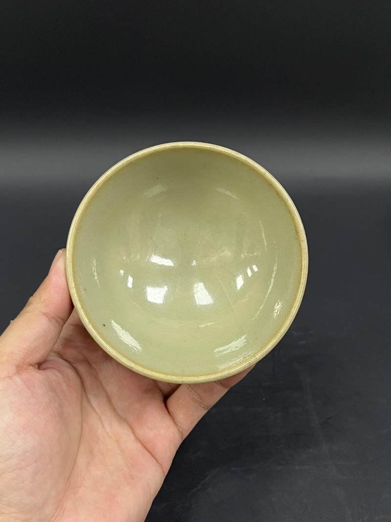 元  青白釉、青釉碗四只 - 图3