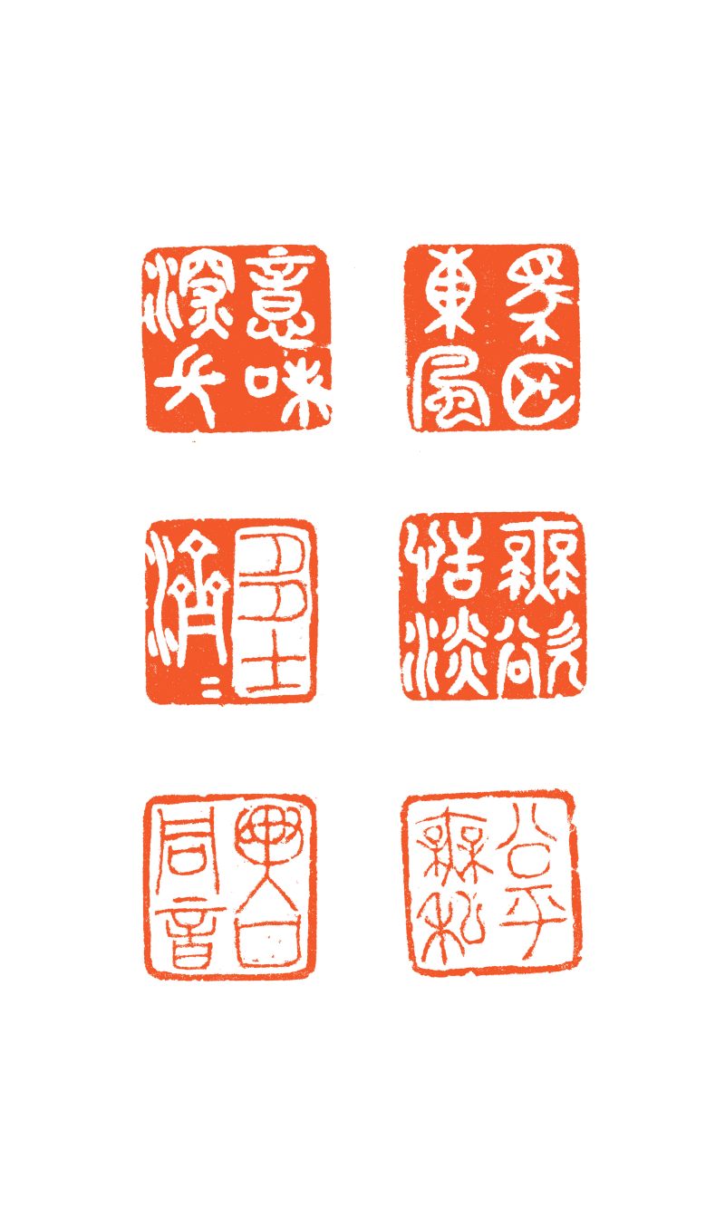 清  青田石六面印一组二十件 - 图14