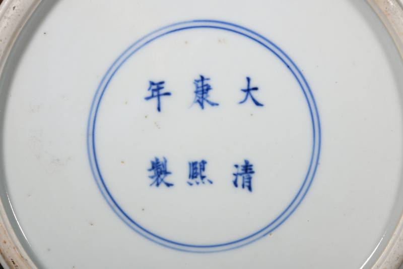 清晚期  五彩博古图将军罐 - 图3