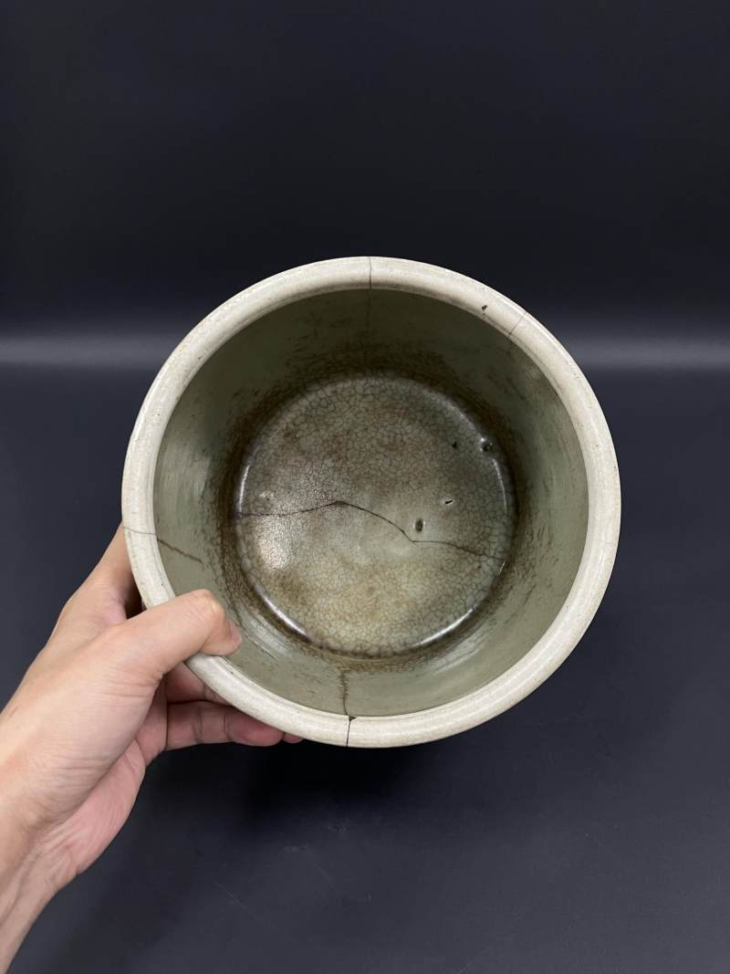 清  青花、仿哥釉青花、青釉瓷器四件 - 图35