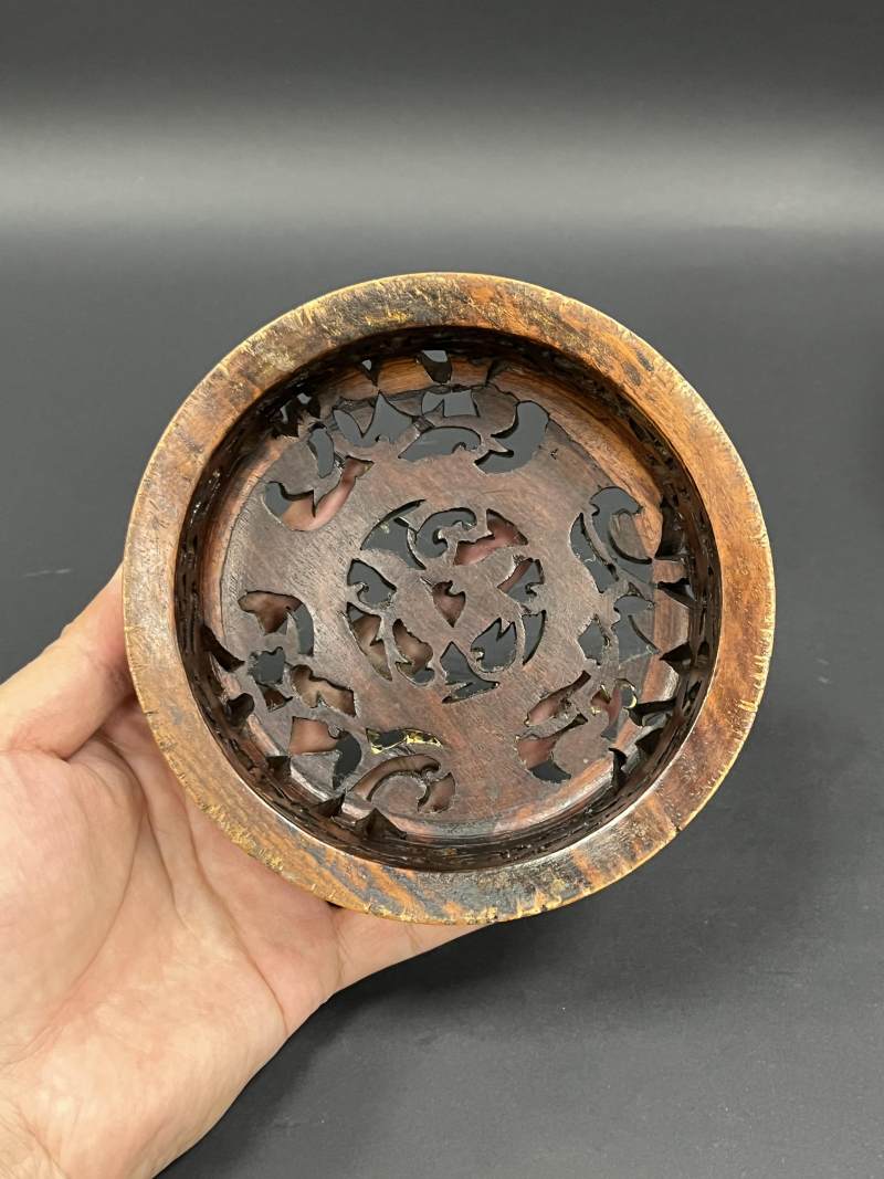 清康熙  青花冰梅纹开光瑞兽纹罐 - 图18