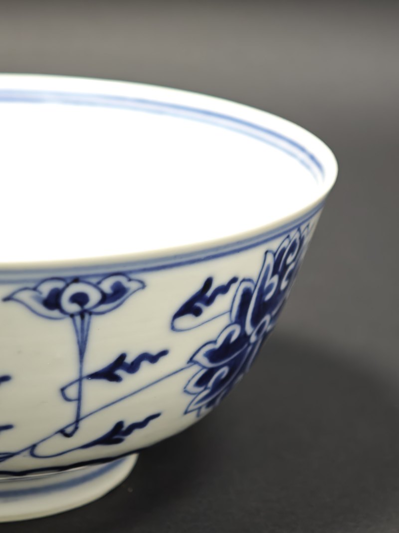 清光绪  青花缠枝莲纹碗 - 图10