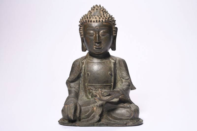 明  铜释迦摩尼像