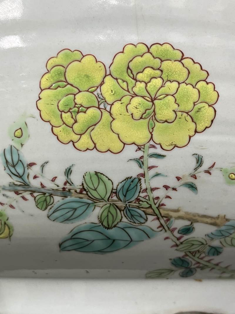 清雍正  粉彩花鸟纹大碗 - 图10