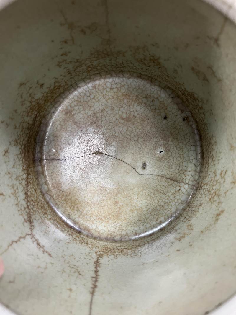 清  青花、仿哥釉青花、青釉瓷器四件 - 图36