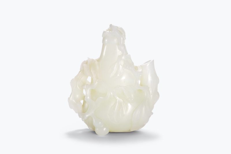 现代  白玉福禄壶