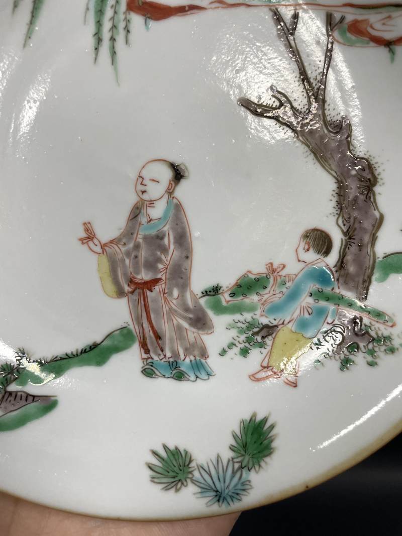 明天启  五彩指日高升图盘 - 图6