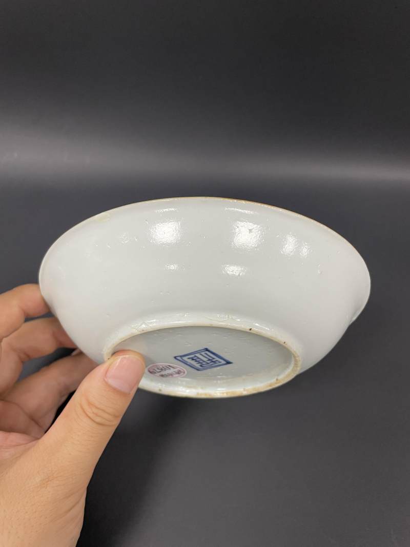 明天启  五彩指日高升图盘 - 图8