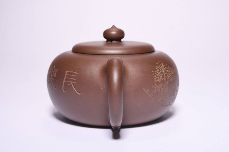 当代  丁洪顺制沈汉生书画硕果累累壶 - 图4