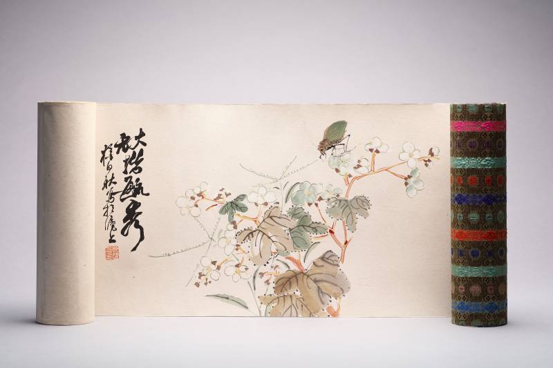 清晚期  翰苑珍藏手卷墨 - 图5