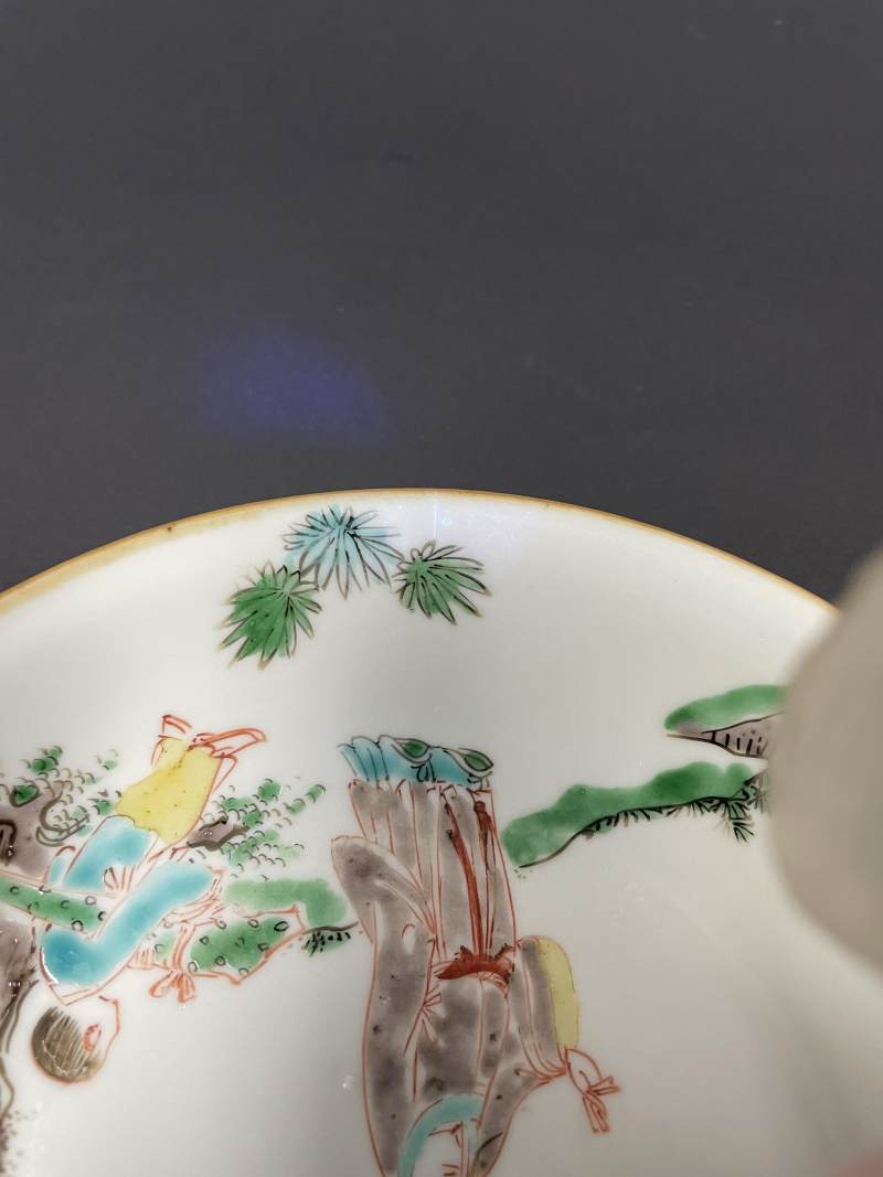 明天启  五彩指日高升图盘 - 图14