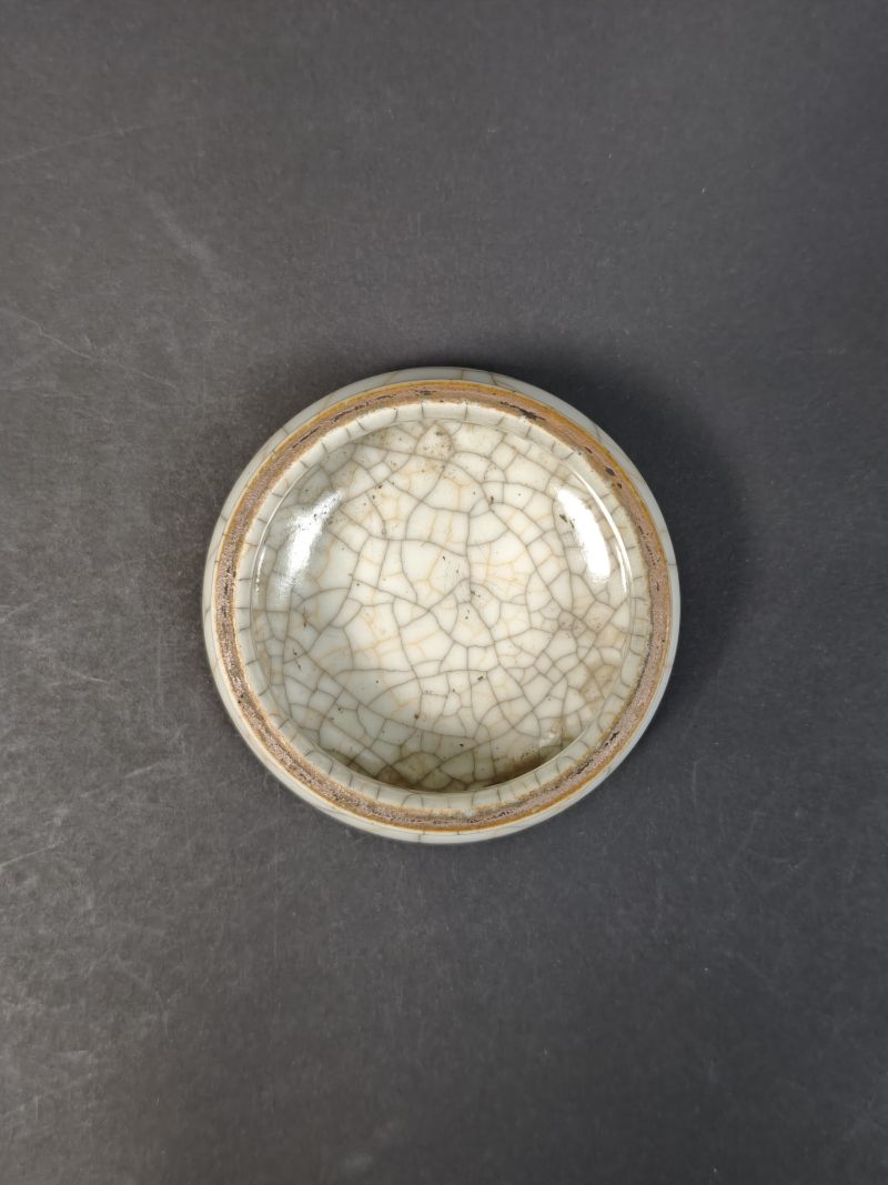 清乾隆  仿哥釉小罗汉炉 - 图4