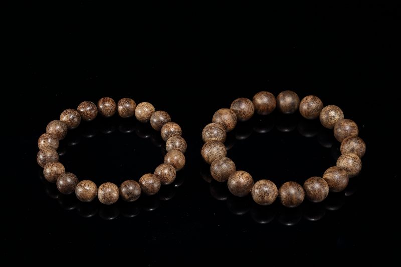 当代 越南广南九分沉12mm、10mm单圈手串 - 图2