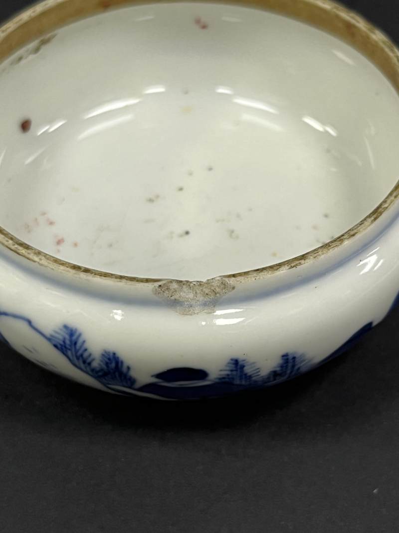 清  青花、仿哥釉青花、青釉瓷器四件 - 图22