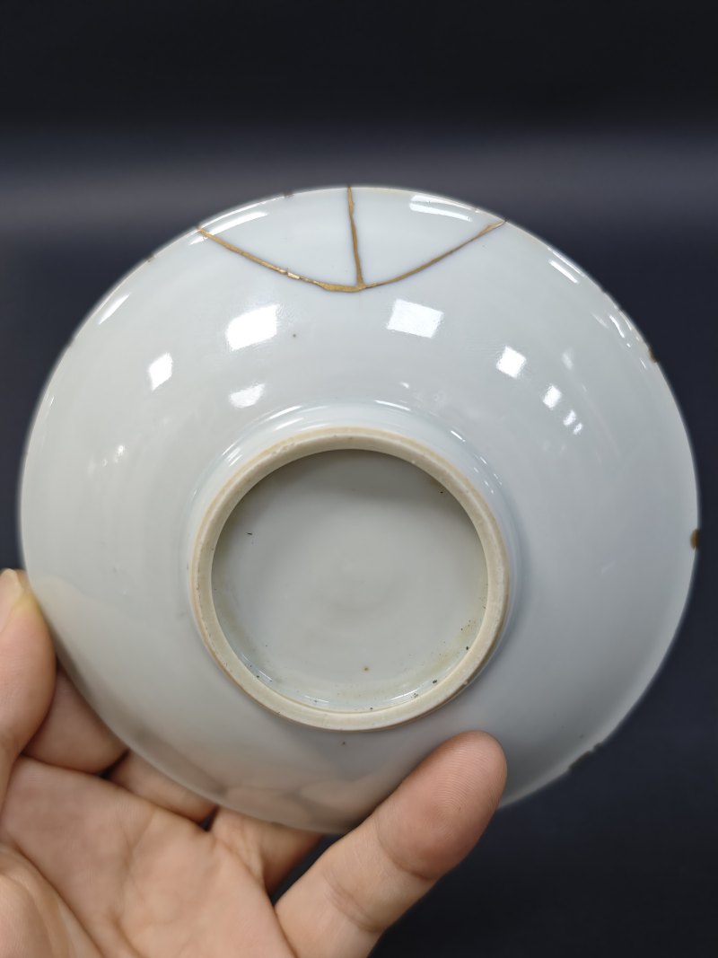 明末清初  青花人物纹盘一对 - 图6