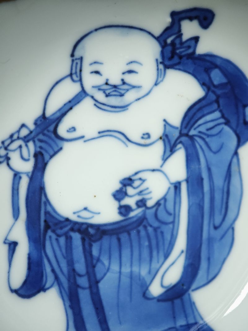 明末清初  青花人物纹盘一对 - 图10