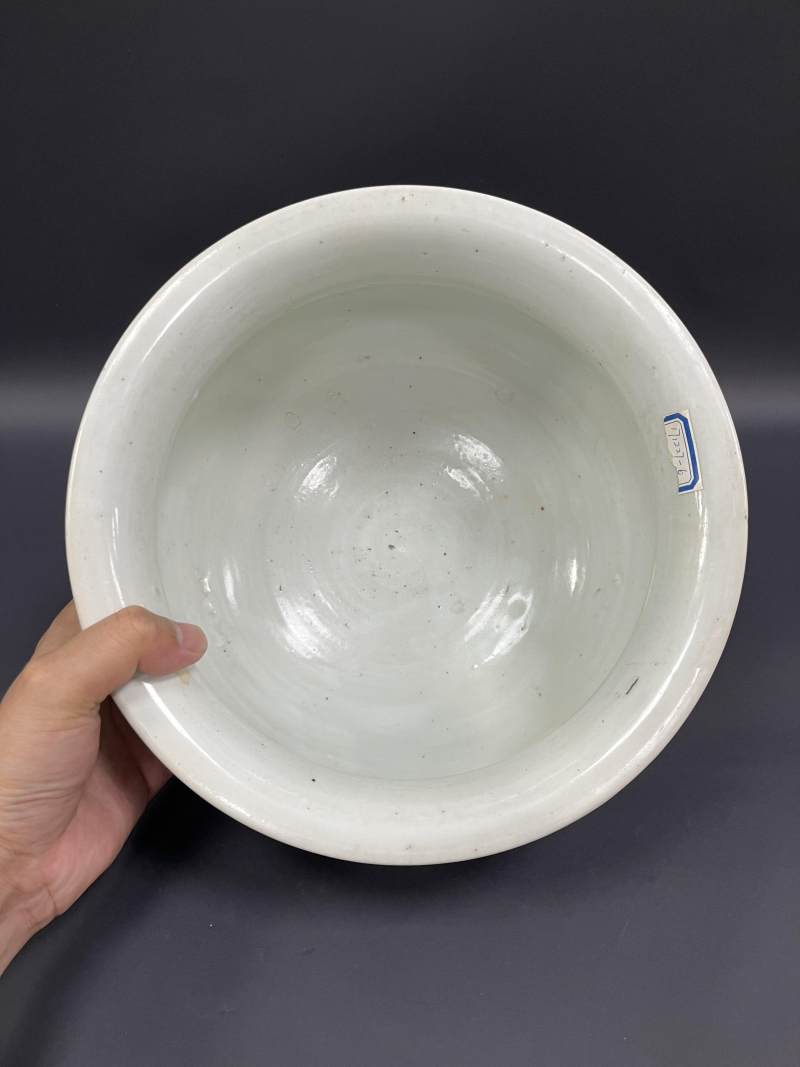 清康熙  黄地粉彩穿花螭龙纹炉 - 图5