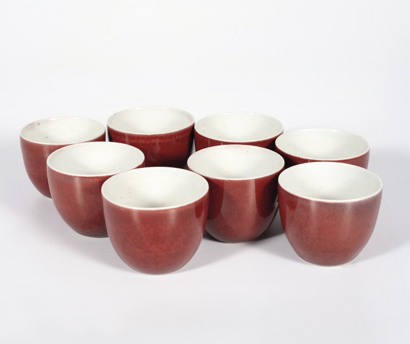 郎红釉杯