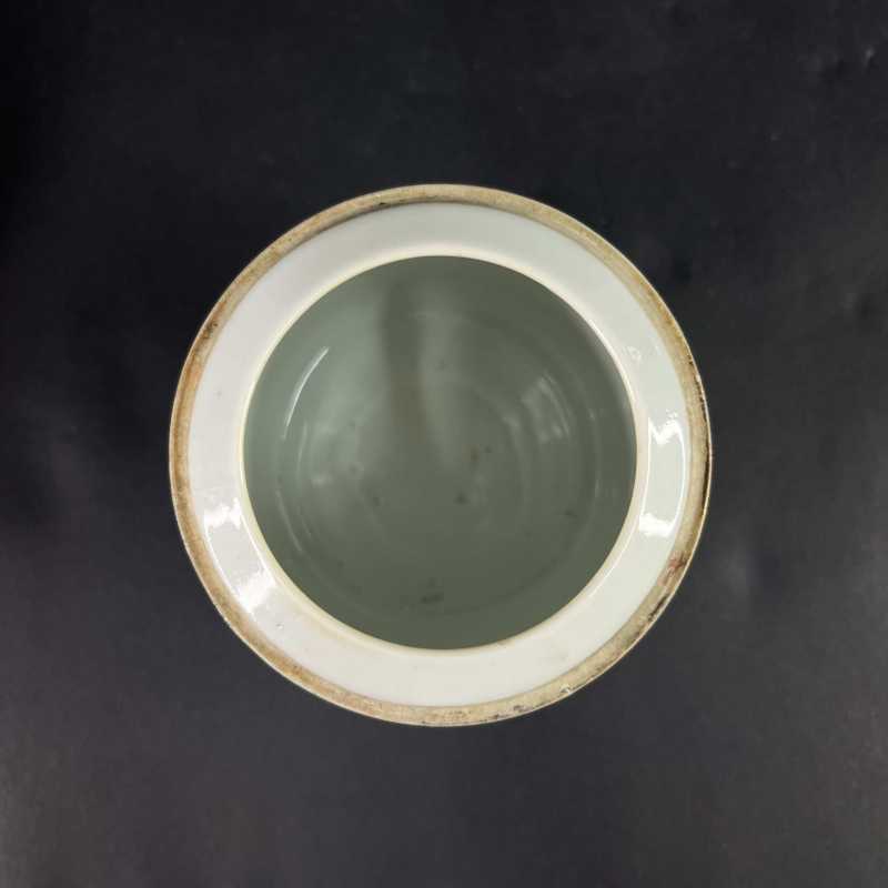 清 粉彩花卉纹温盅 - 图7