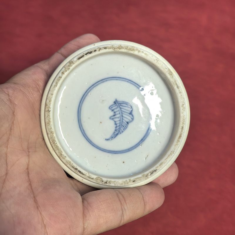 清康熙 青花开窗花卉纹梅瓶 - 图10