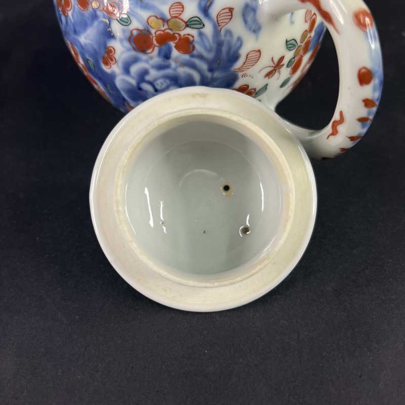 清康熙 青花五彩花卉纹壶 - 图6