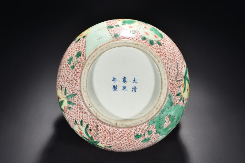 清 粉彩婴戏大吉诗文瓶 - 图7