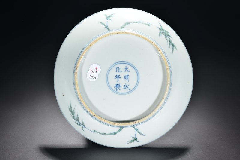 清 斗彩人物盘 - 图3