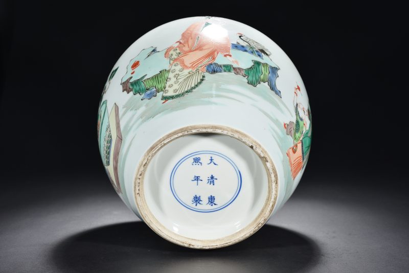清 粉彩浮雕海水云龙纹小绣墩 - 图10