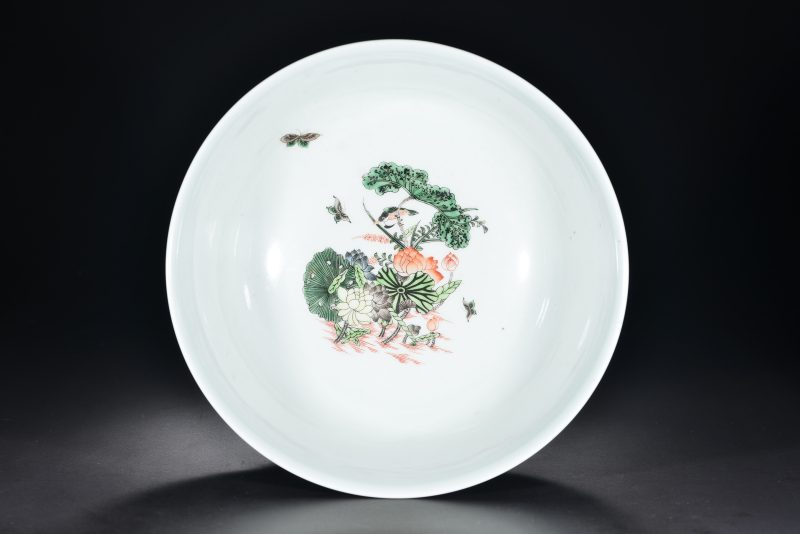 清 斗彩人物盘 - 图5