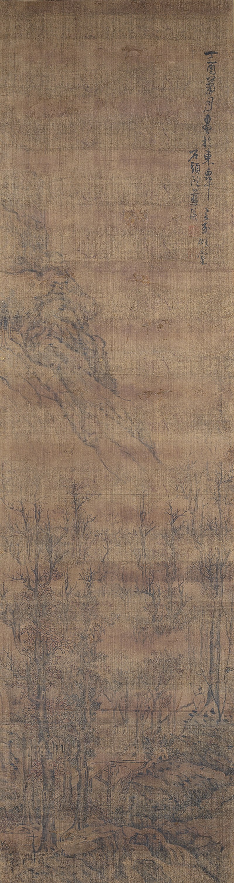 蓝瑛（款）山水立轴