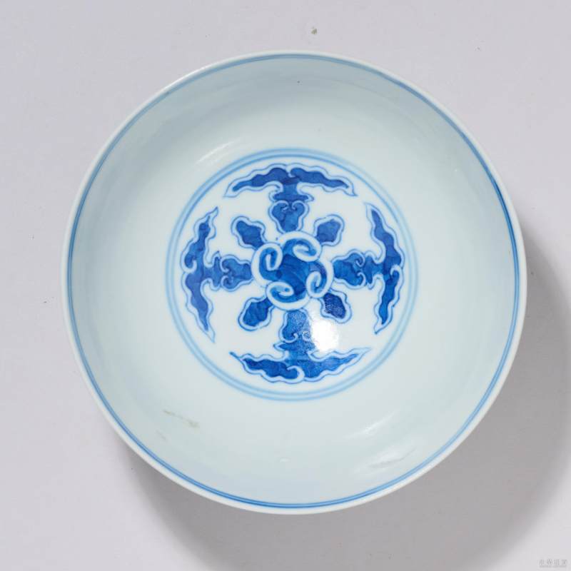 清光绪 青花岁寒三友纹碗 - 图4