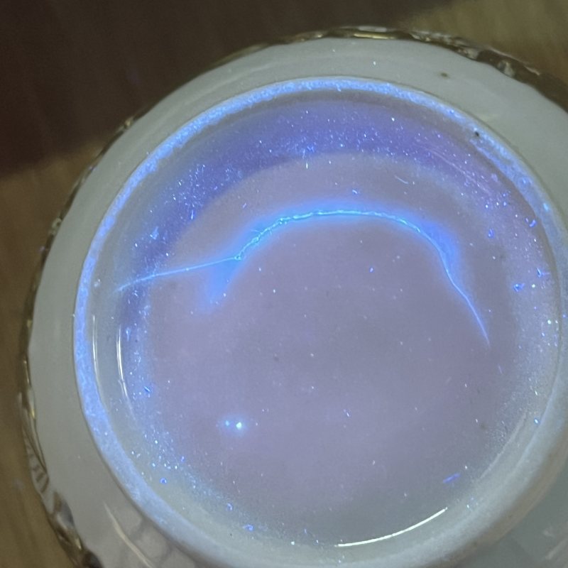 清中期粉彩描金花卉镂空杯 - 图11