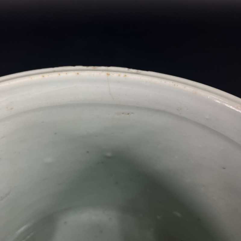 清雍正 青花双龙戏珠纹笔海 - 图7